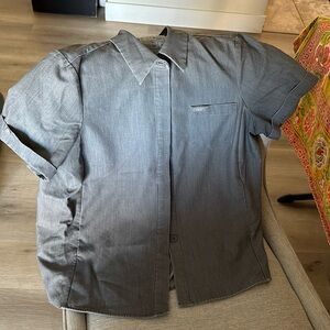 Figs Graphite Small Scrub Top